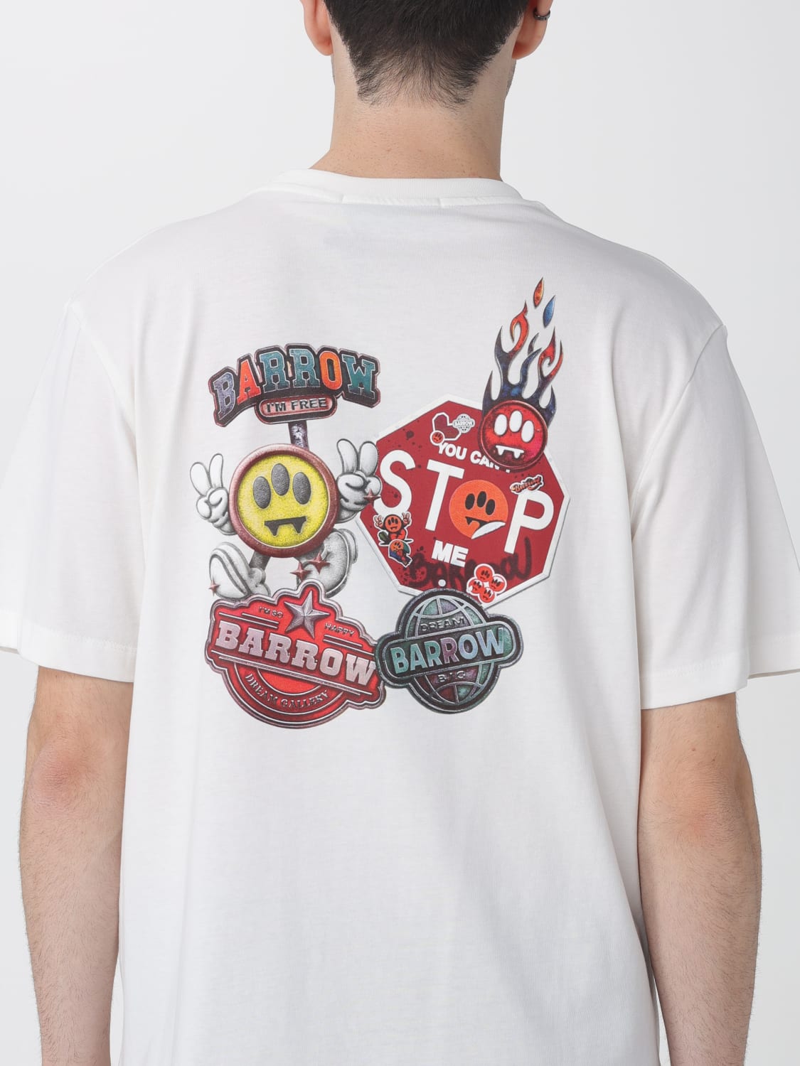 BARROW T-SHIRT: T-shirt men Barrow, White - Img 3