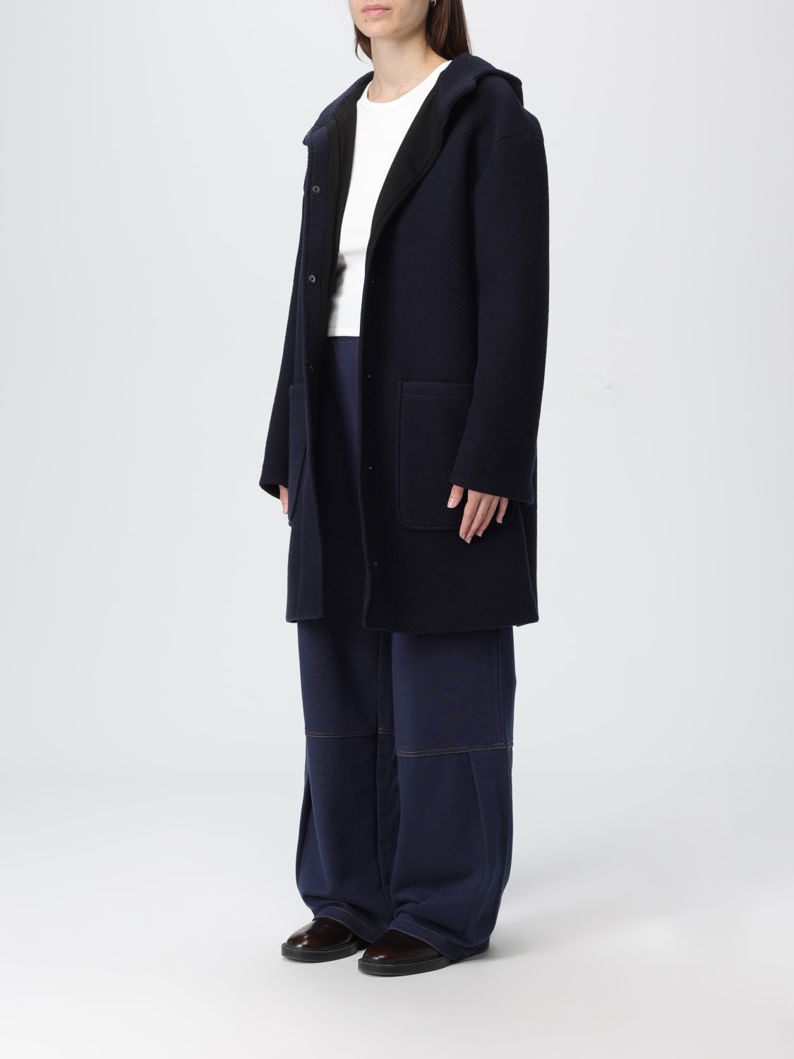 MM MAX MARA MANTEL: Mantel damen Mm Max Mara, Blau - Img 4