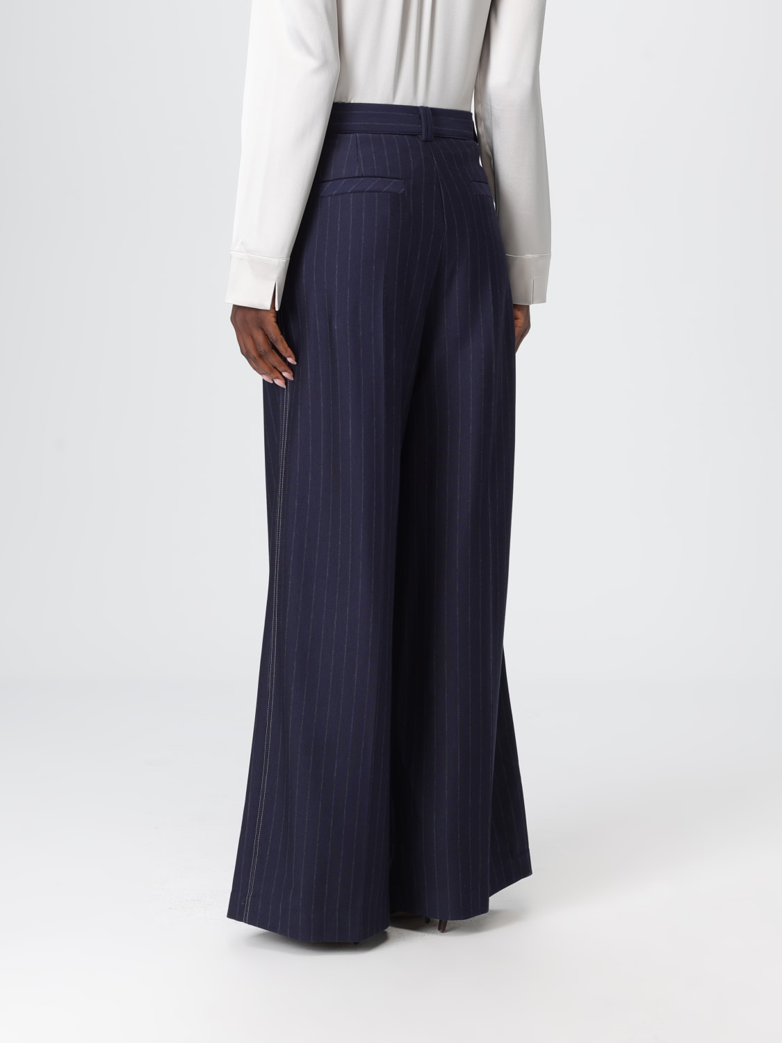 MM MAX MARA PANTS: Pants woman Mm Max Mara, Blue - Img 3