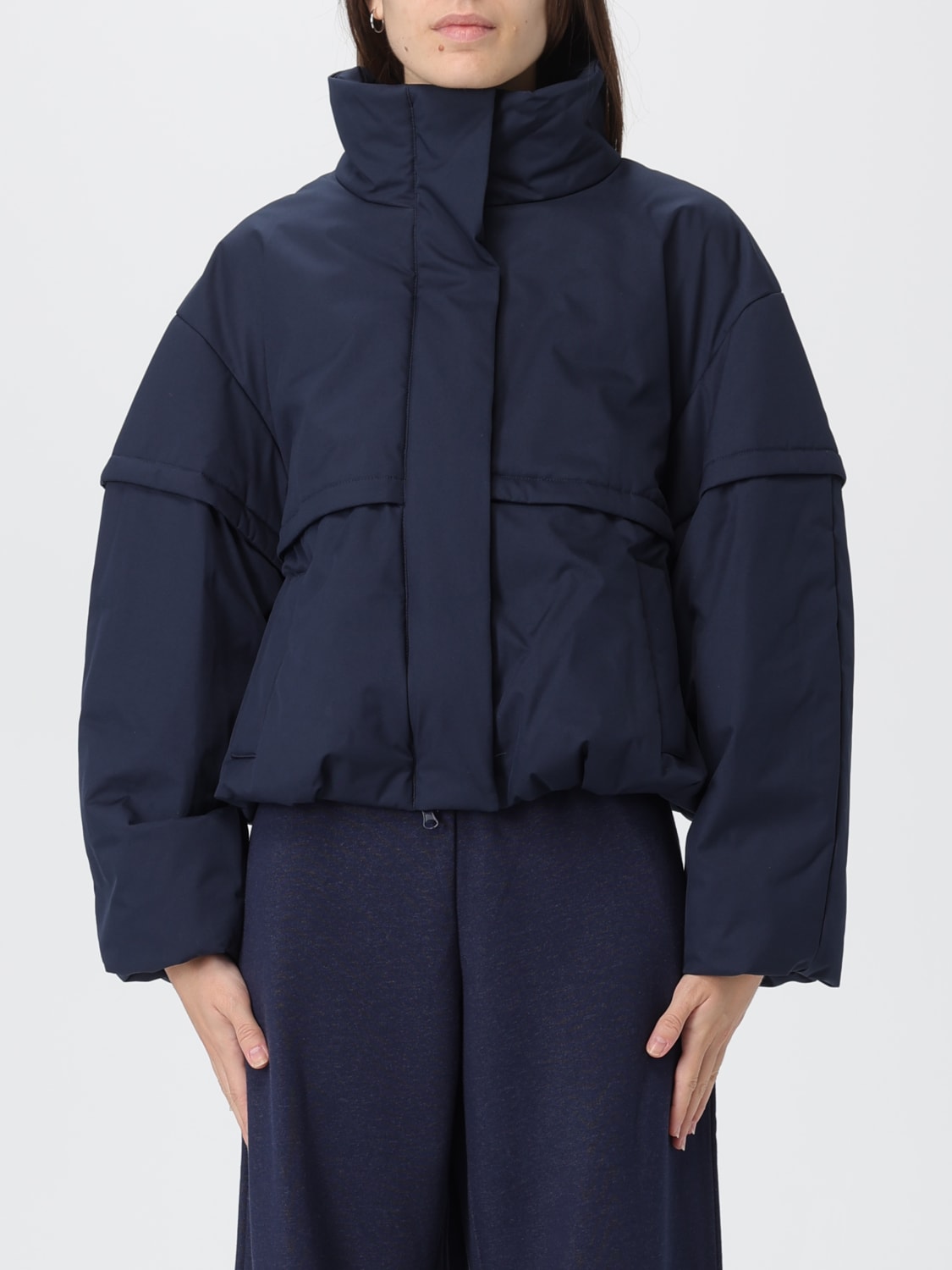 MM MAX MARA CHAQUETA: Chaqueta mujer Mm Max Mara, Azul Oscuro - Img 1