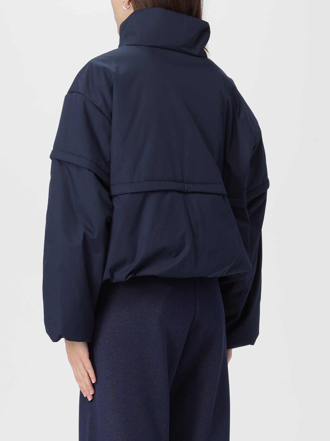 MM MAX MARA CHAQUETA: Chaqueta mujer Mm Max Mara, Azul Oscuro - Img 3