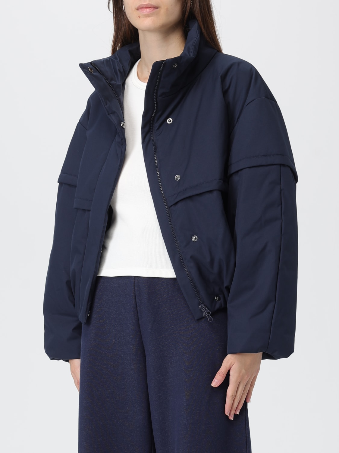 MM MAX MARA CHAQUETA: Chaqueta mujer Mm Max Mara, Azul Oscuro - Img 4