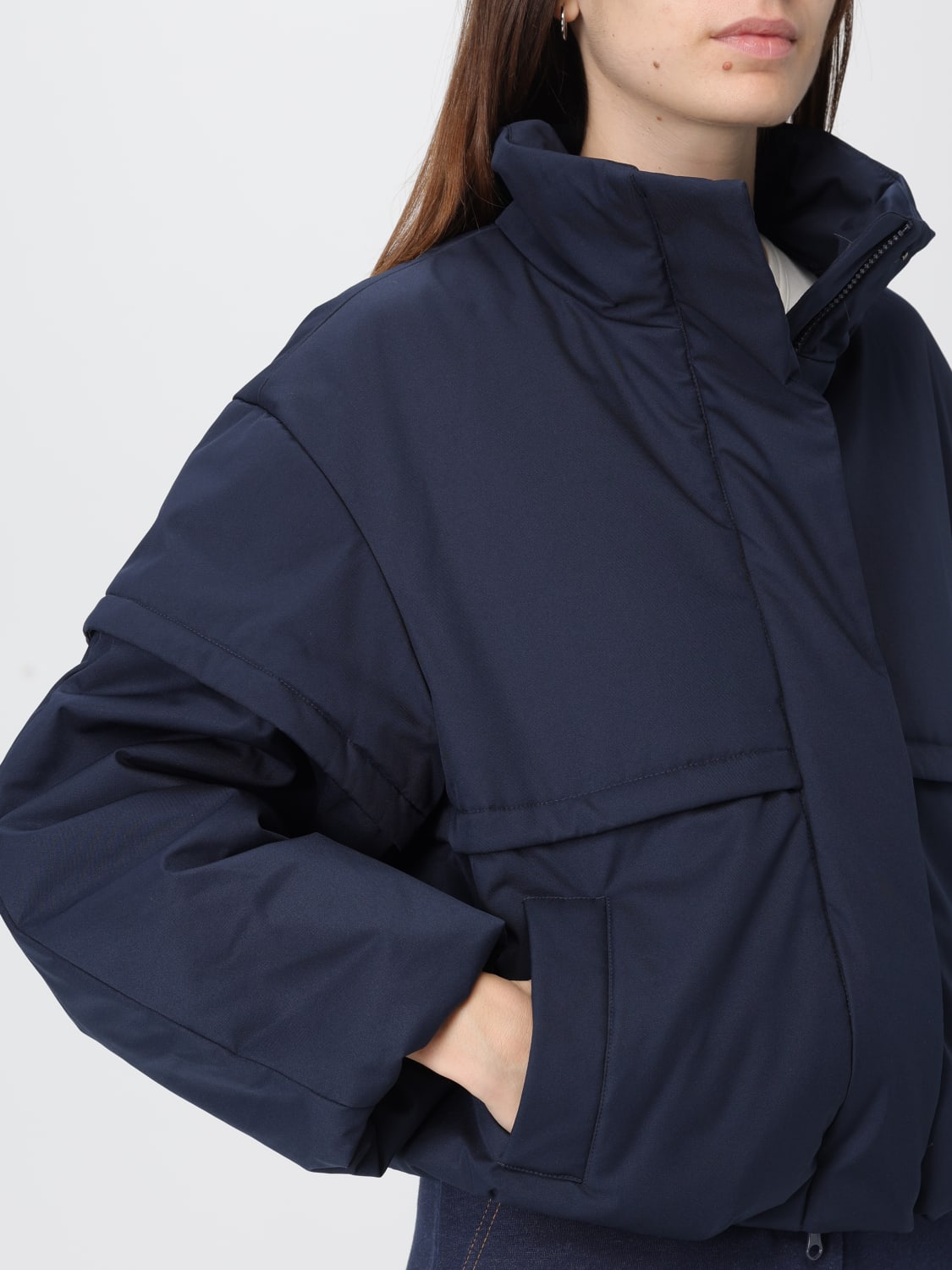 MM MAX MARA CHAQUETA: Chaqueta mujer Mm Max Mara, Azul Oscuro - Img 5