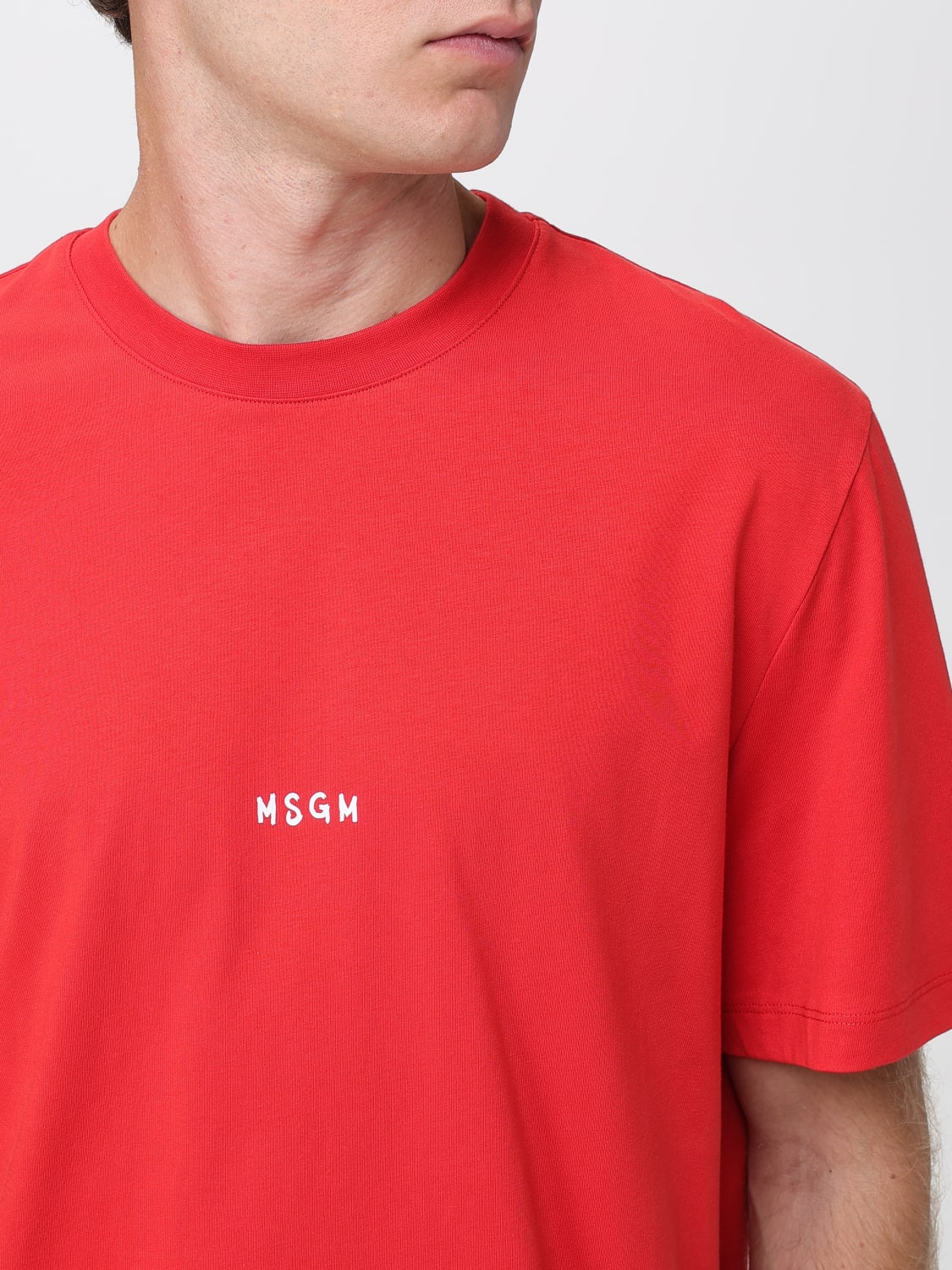 MSGM CAMISETA: Camiseta hombre MSGM, Rojo - Img 3