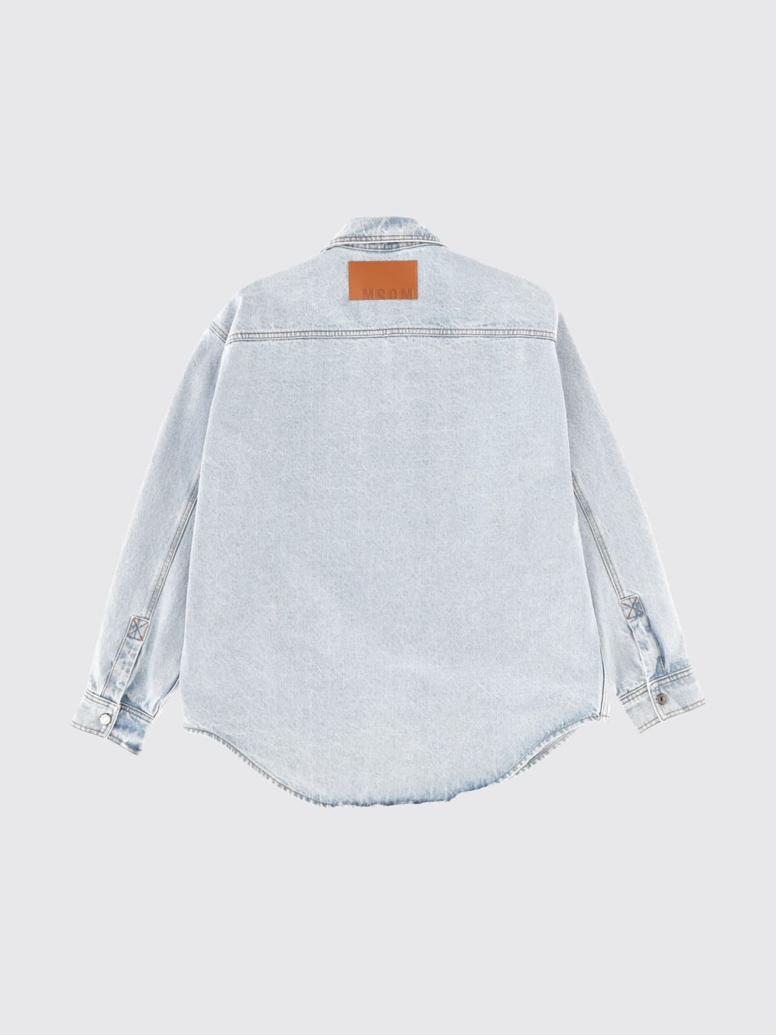 MSGM CAMISA: Camisa hombre MSGM, Azul Oscuro - Img 2