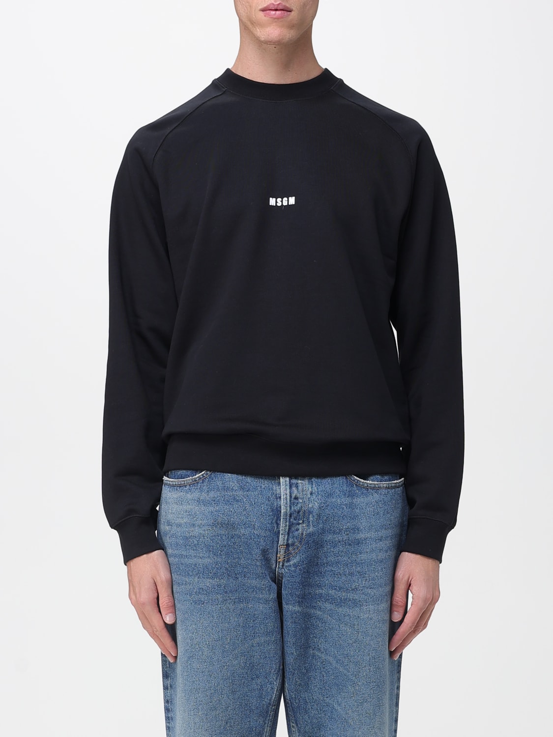 MSGM SWEATSHIRT: Pullover herren MSGM, Schwarz - Img 1