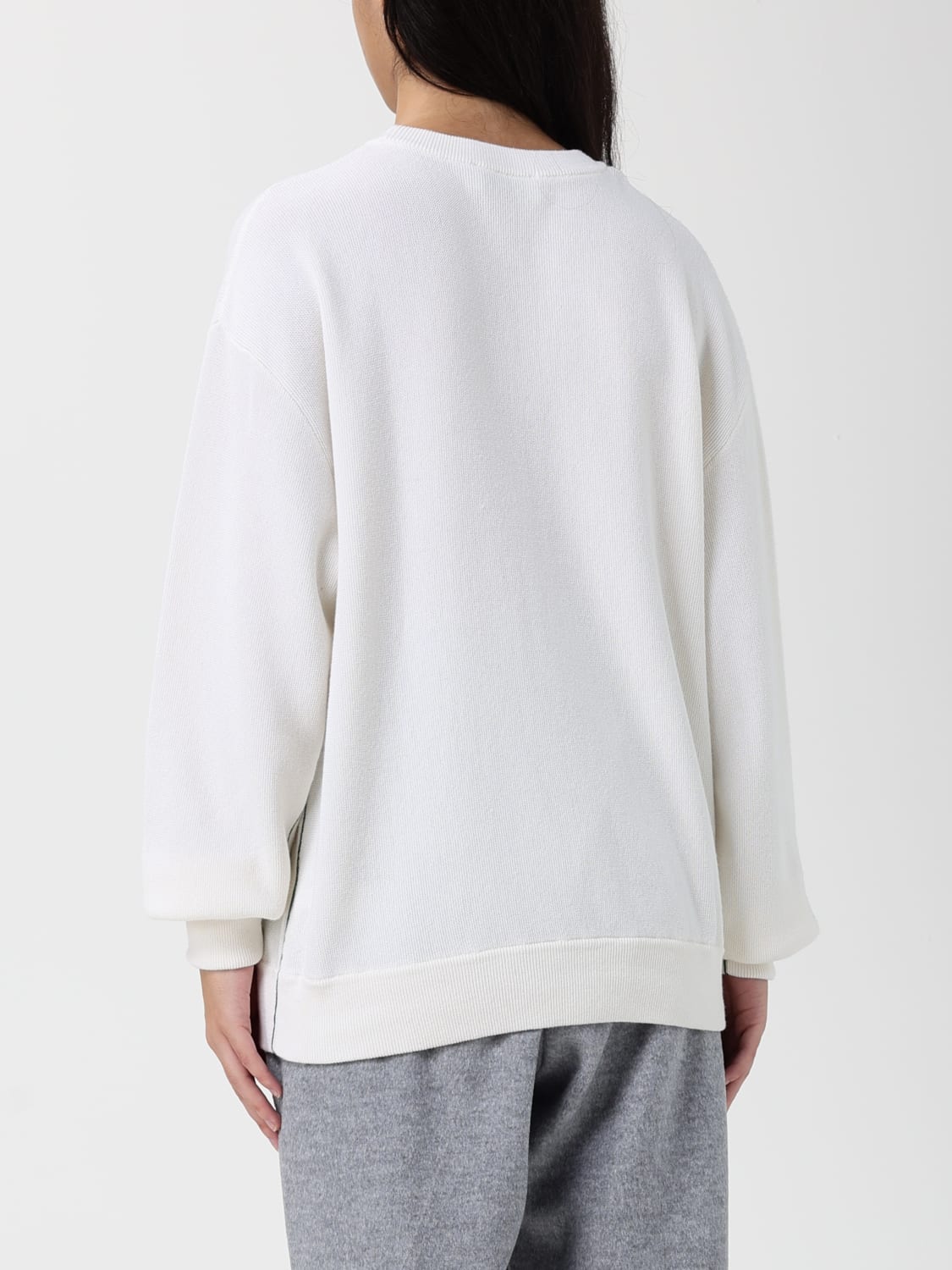 LACOSTE SWEATER: Sweater woman Lacoste, Beige - Img 2