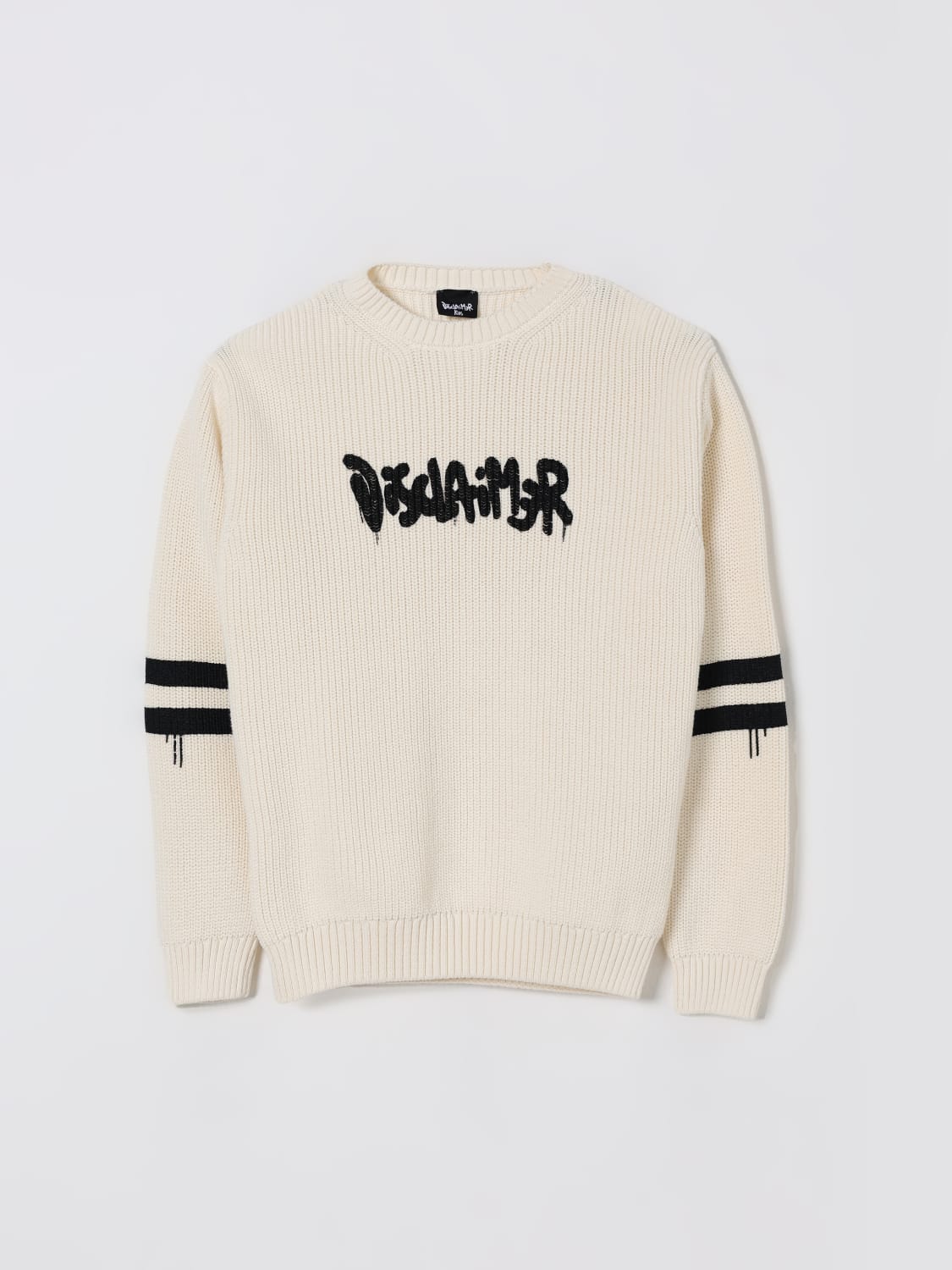 DISCLAIMER SWEATER: Sweater kids Disclaimer, Milk - Img 1