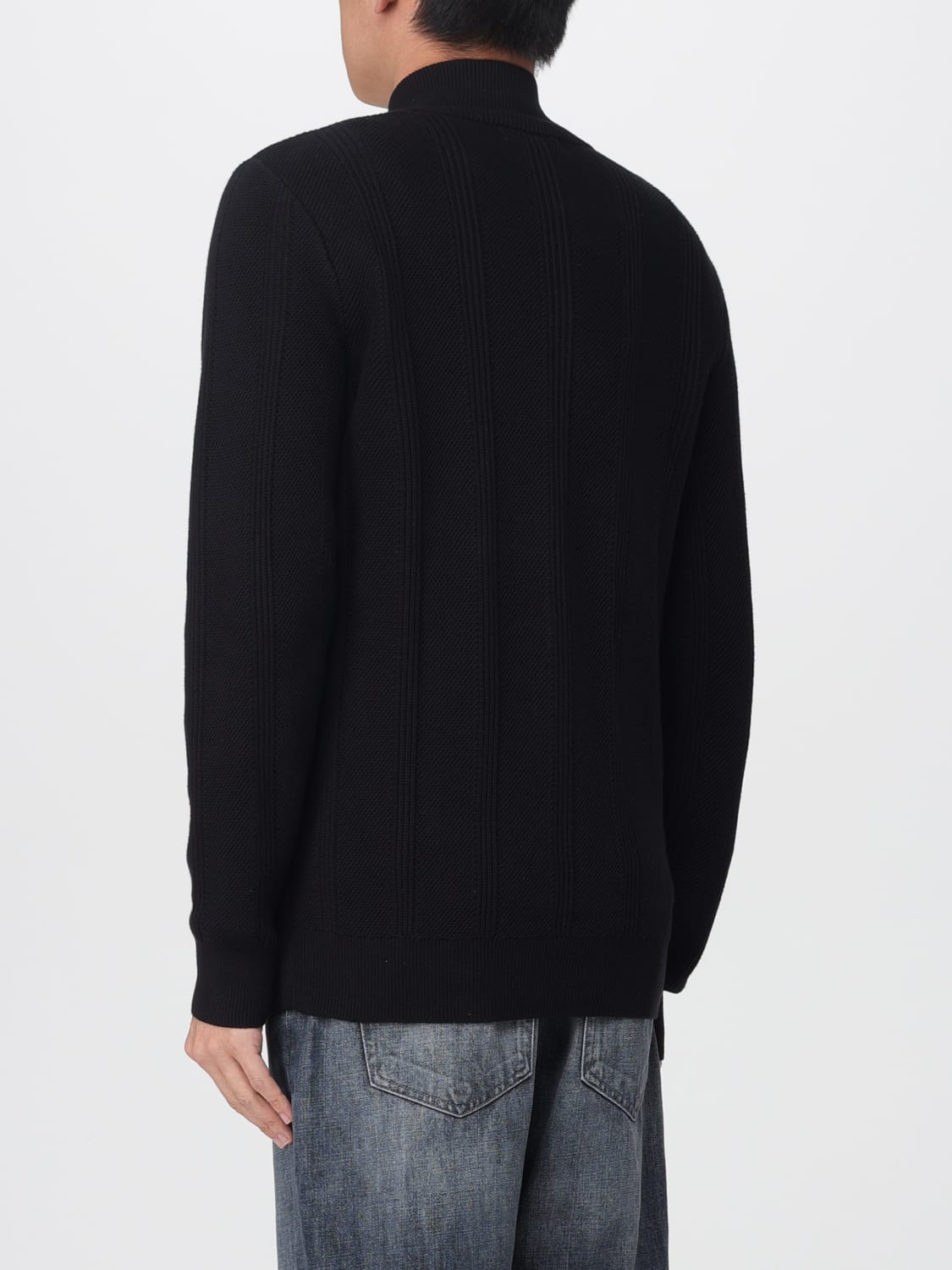 FRED PERRY SWEATER: Sweater men Fred Perry, Black - Img 2