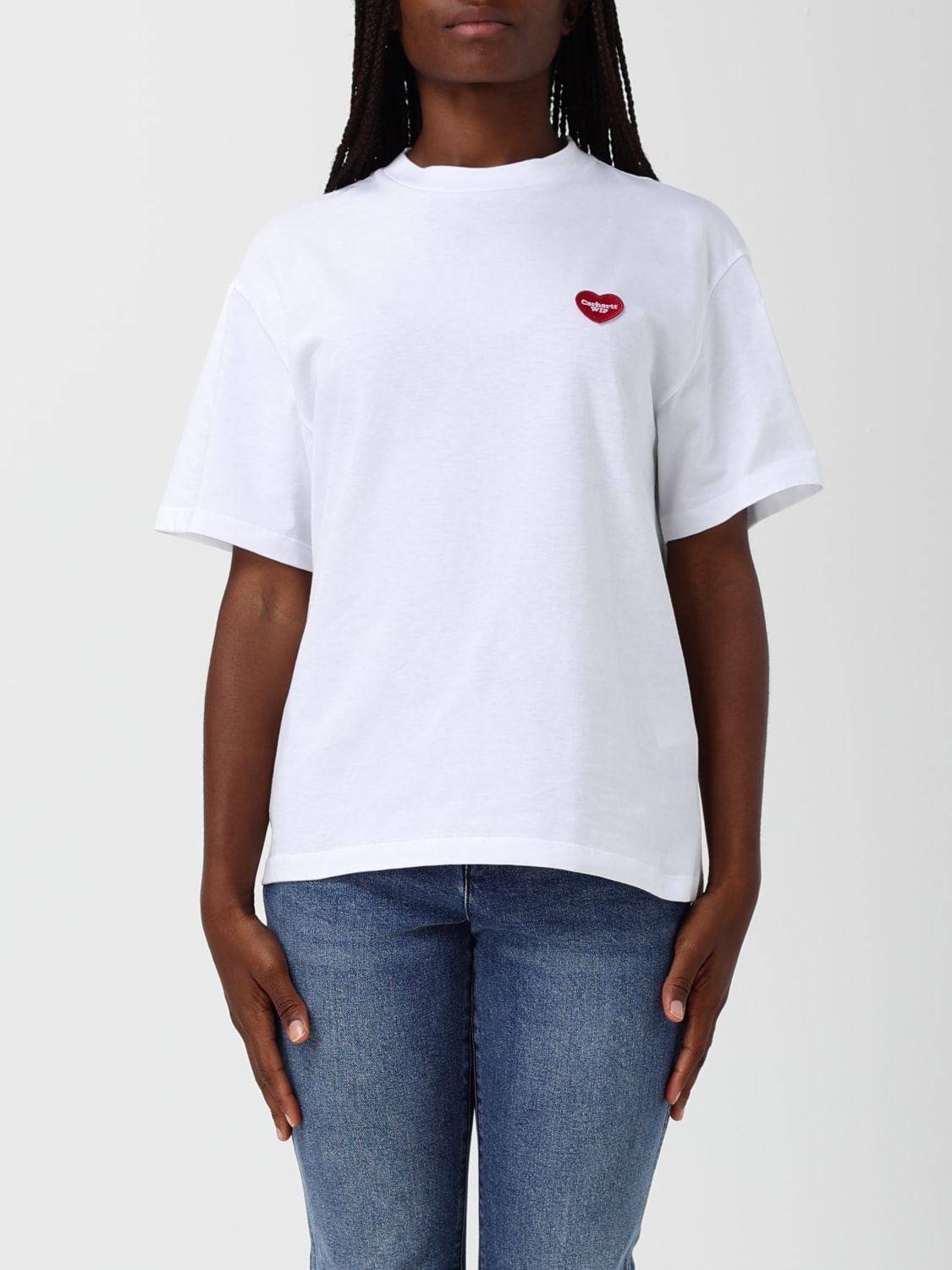 CARHARTT WIP T-SHIRT: T-shirt woman Carhartt Wip, White - Img 1