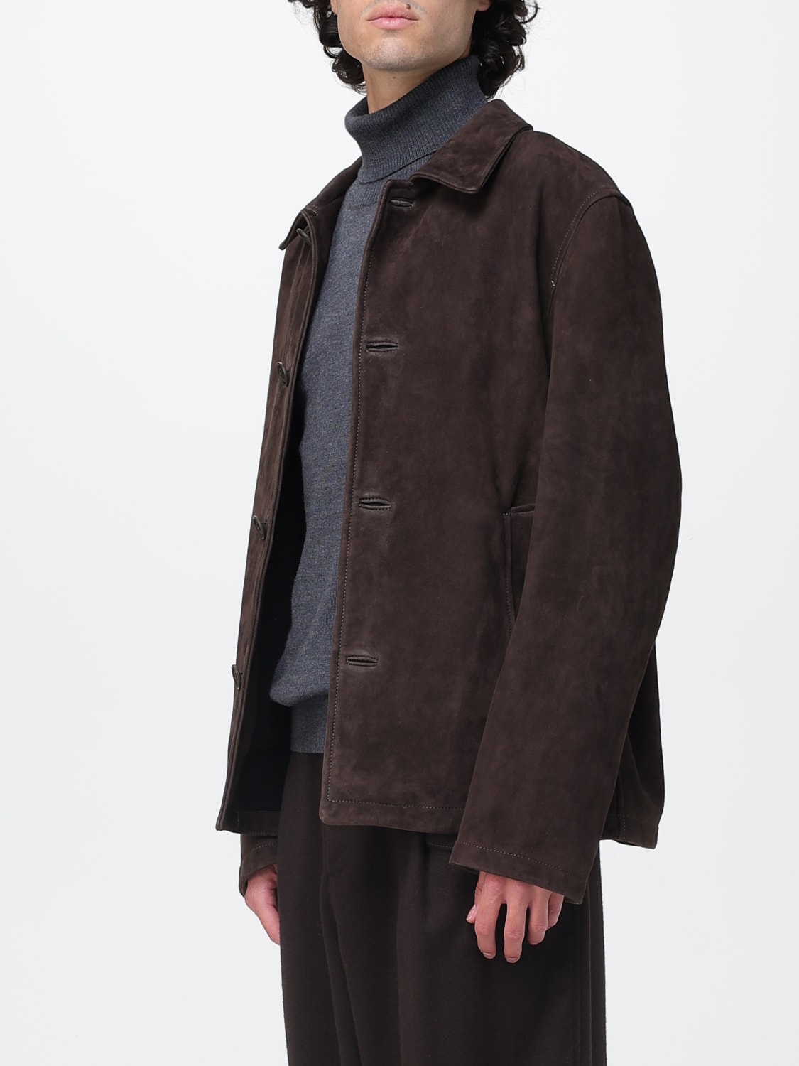 SALVATORE SANTORO JACKET: Jacket men Salvatore Santoro, Brown - Img 3