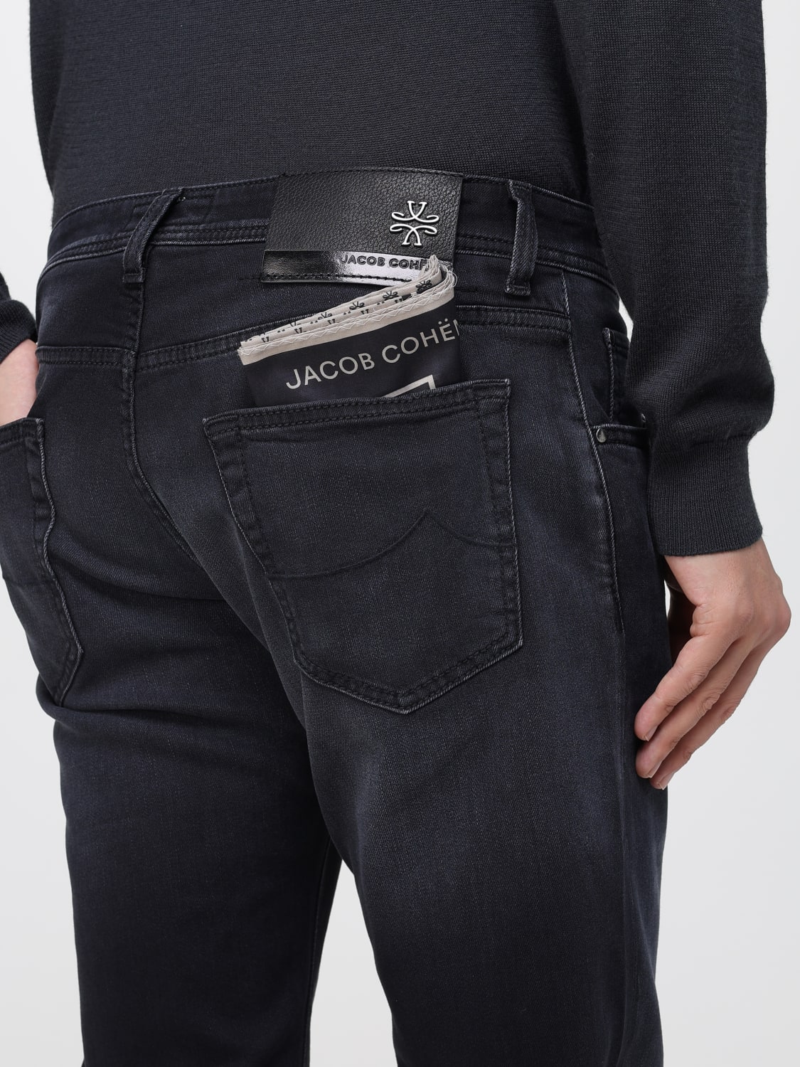 JACOB COHEN JEANS: Jeans homme Jacob Cohen, Denim - Img 3