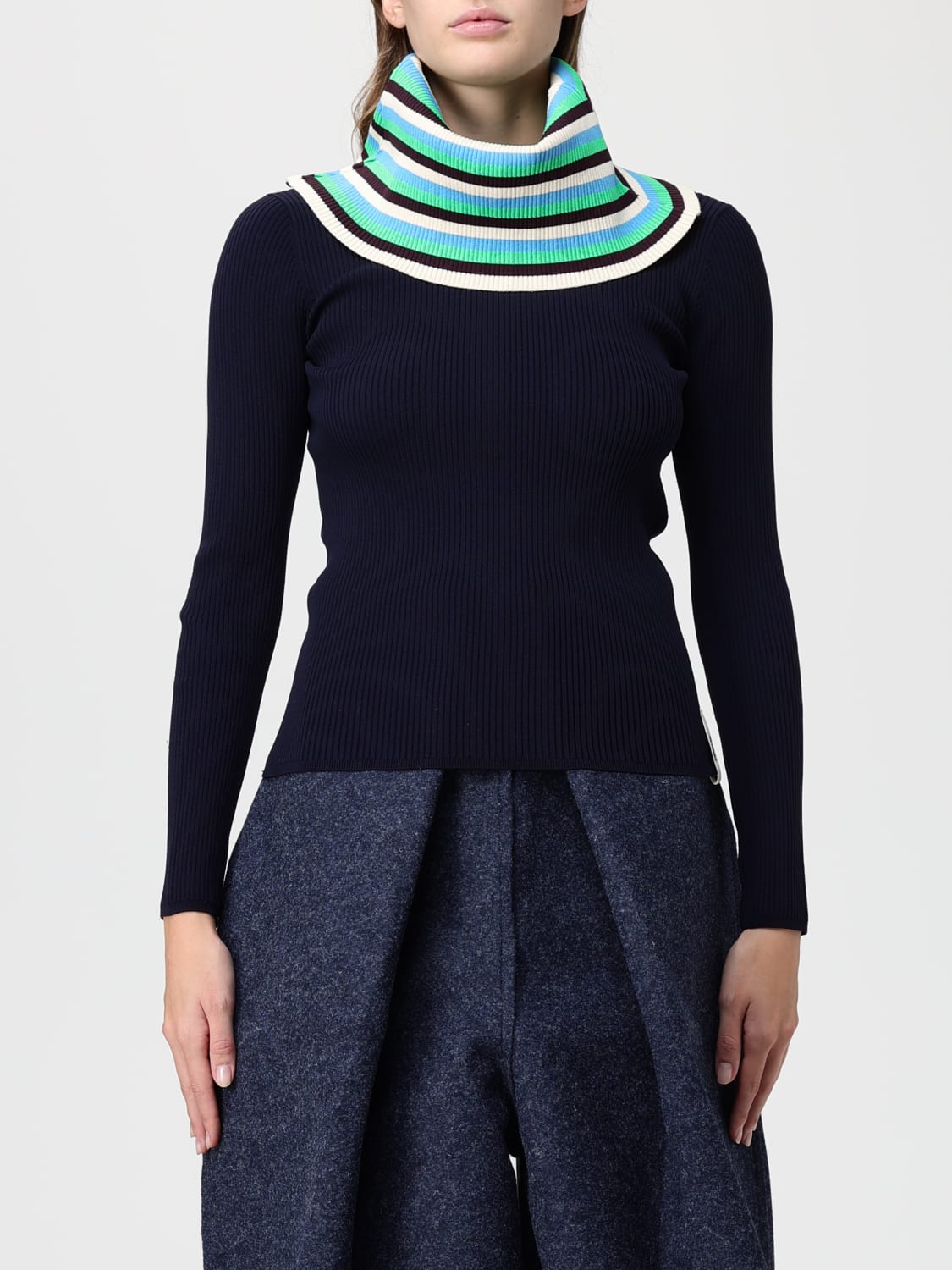 SUNNEI TOP: Pullover damen Sunnei, Blau - Img 1