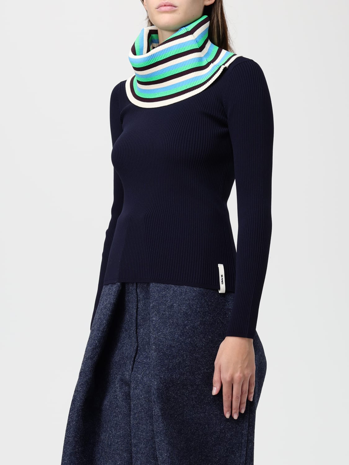 SUNNEI TOP: Pullover damen Sunnei, Blau - Img 4