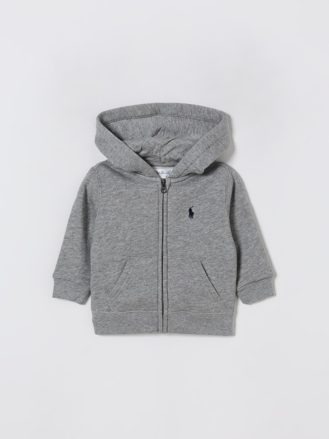 POLO RALPH LAUREN SWEATER: Sweater kids Polo Ralph Lauren, Grey - Img 1