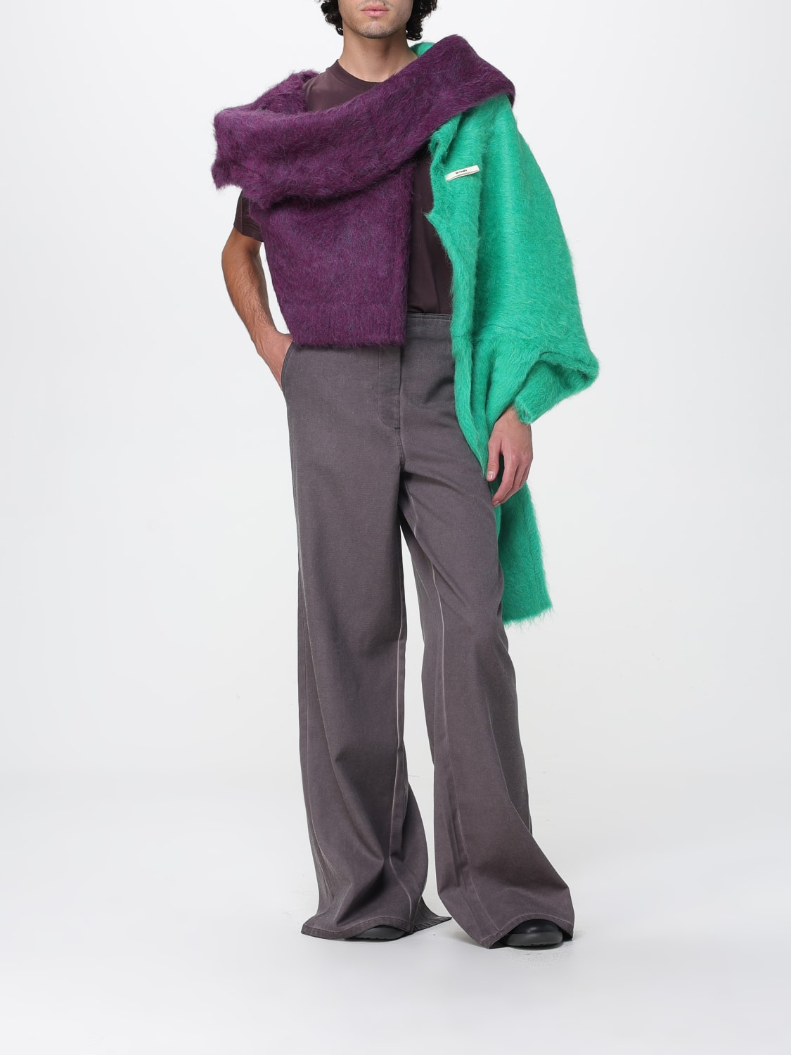 SUNNEI PANTS: Pants men Sunnei, Violet - Img 2