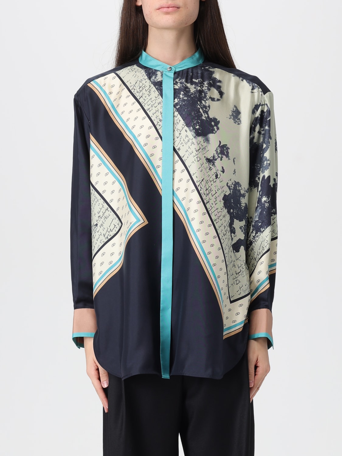 PAUL SMITH CAMISA: Camisa mujer Paul Smith, Azul Oscuro - Img 1