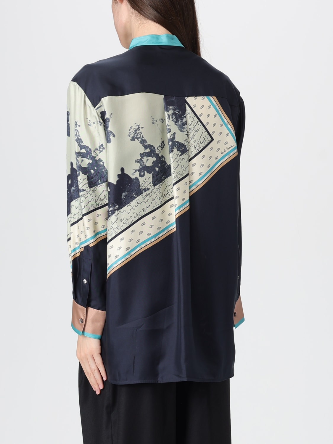 PAUL SMITH CAMISA: Camisa mujer Paul Smith, Azul Oscuro - Img 2