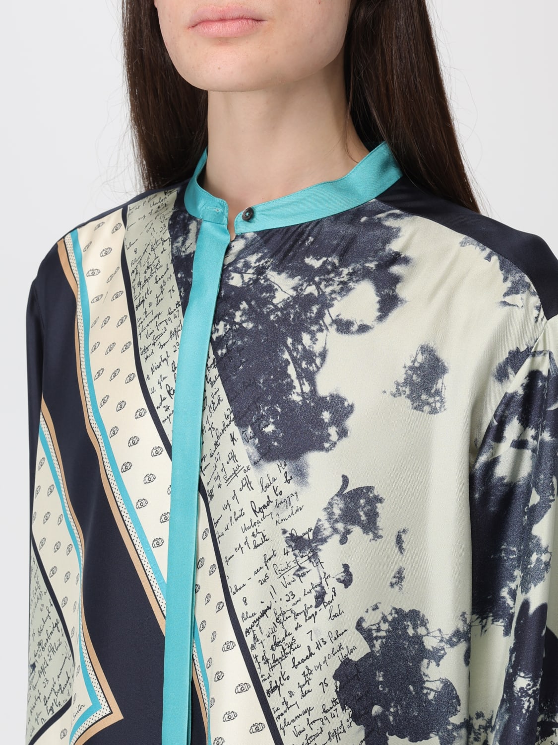 PAUL SMITH CAMISA: Camisa mujer Paul Smith, Azul Oscuro - Img 3