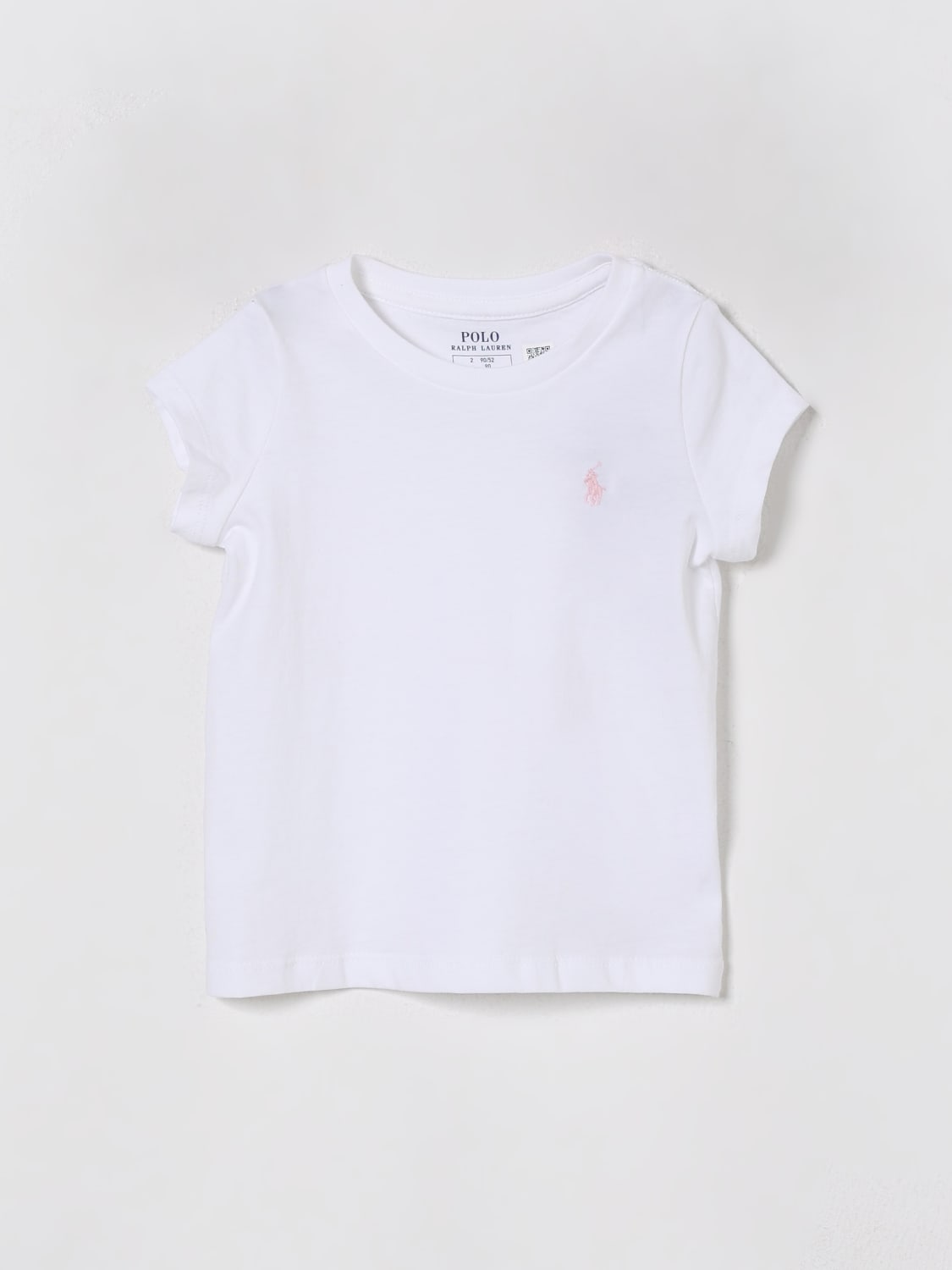 POLO RALPH LAUREN T-SHIRT: T-shirt kinder Polo Ralph Lauren, Weiß - Img 1