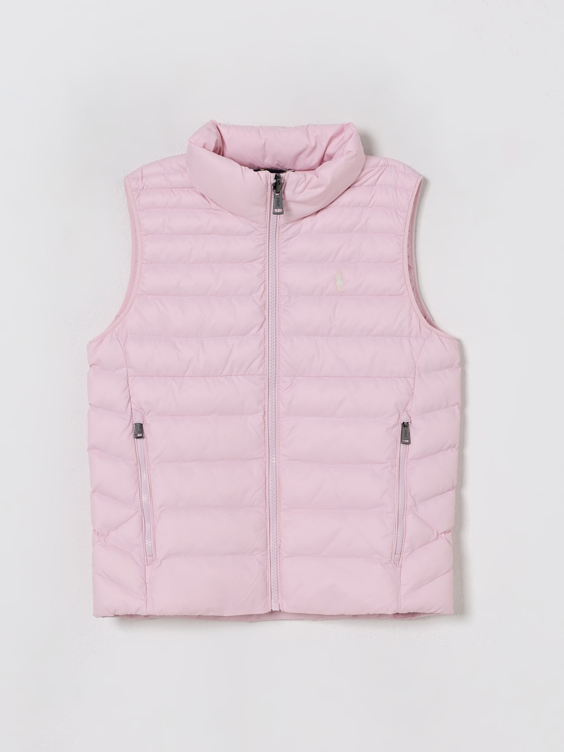 POLO RALPH LAUREN GILET: Pull enfant Polo Ralph Lauren, Rose - Img 1