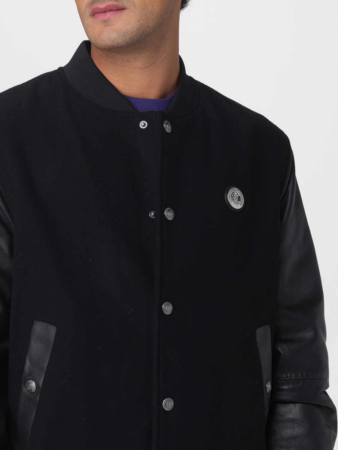 JUST CAVALLI JACKET: Jacket men Just Cavalli, Black - Img 4