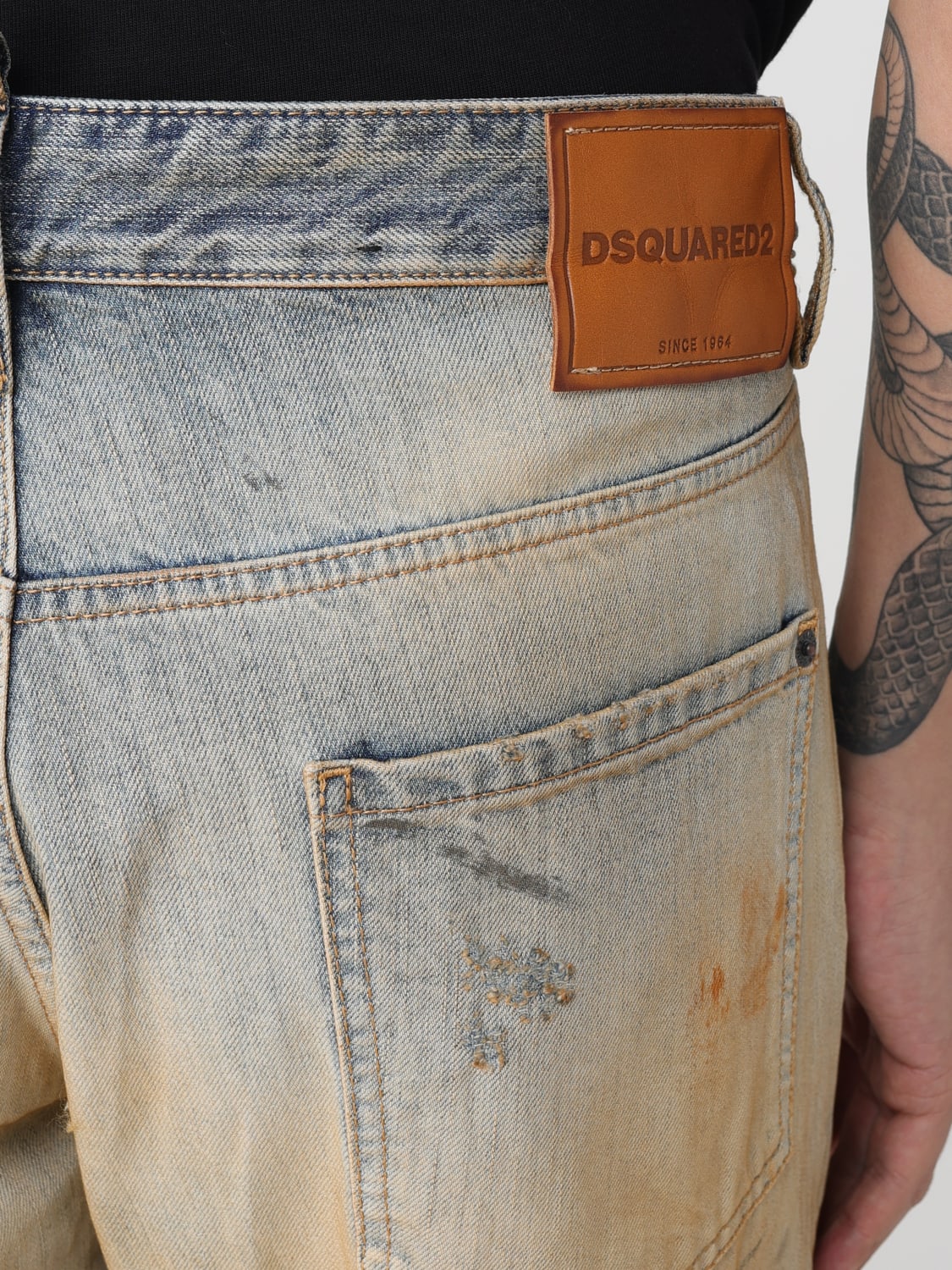DSQUARED2 JEANS: Jeans herren Dsquared2, Navy - Img 4