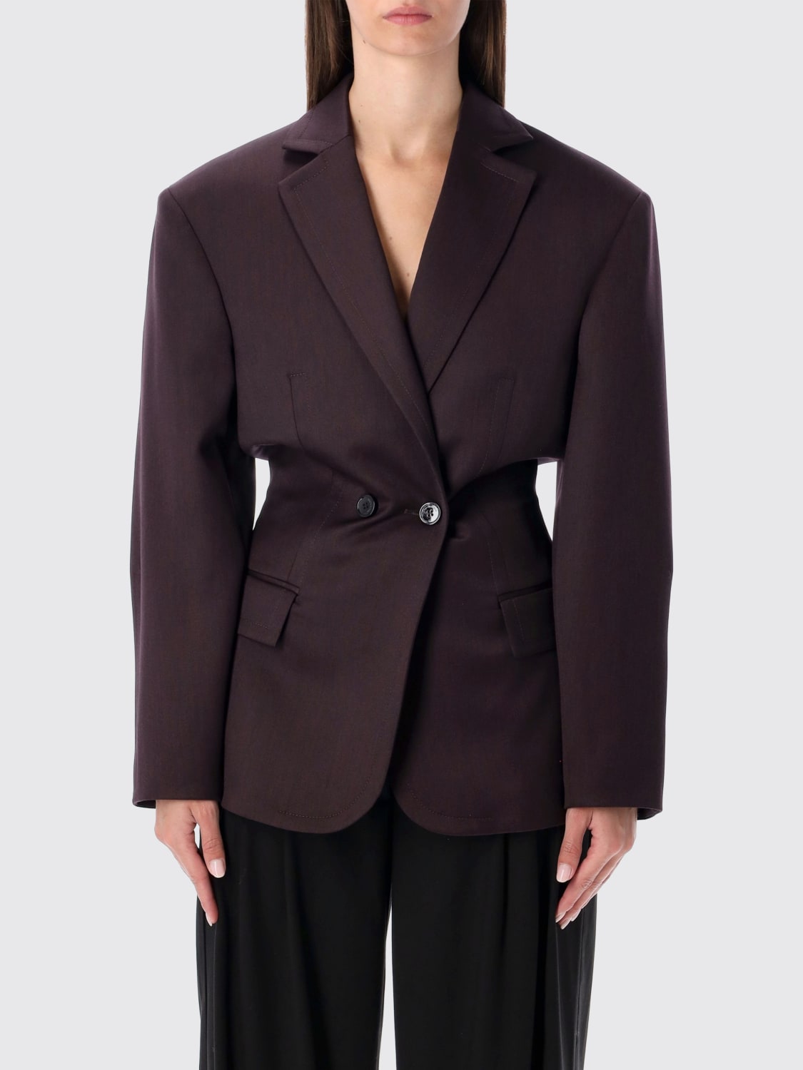 MAGDA BUTRYM JACKET: Jacket woman Magda Butrym, Violet - Img 1