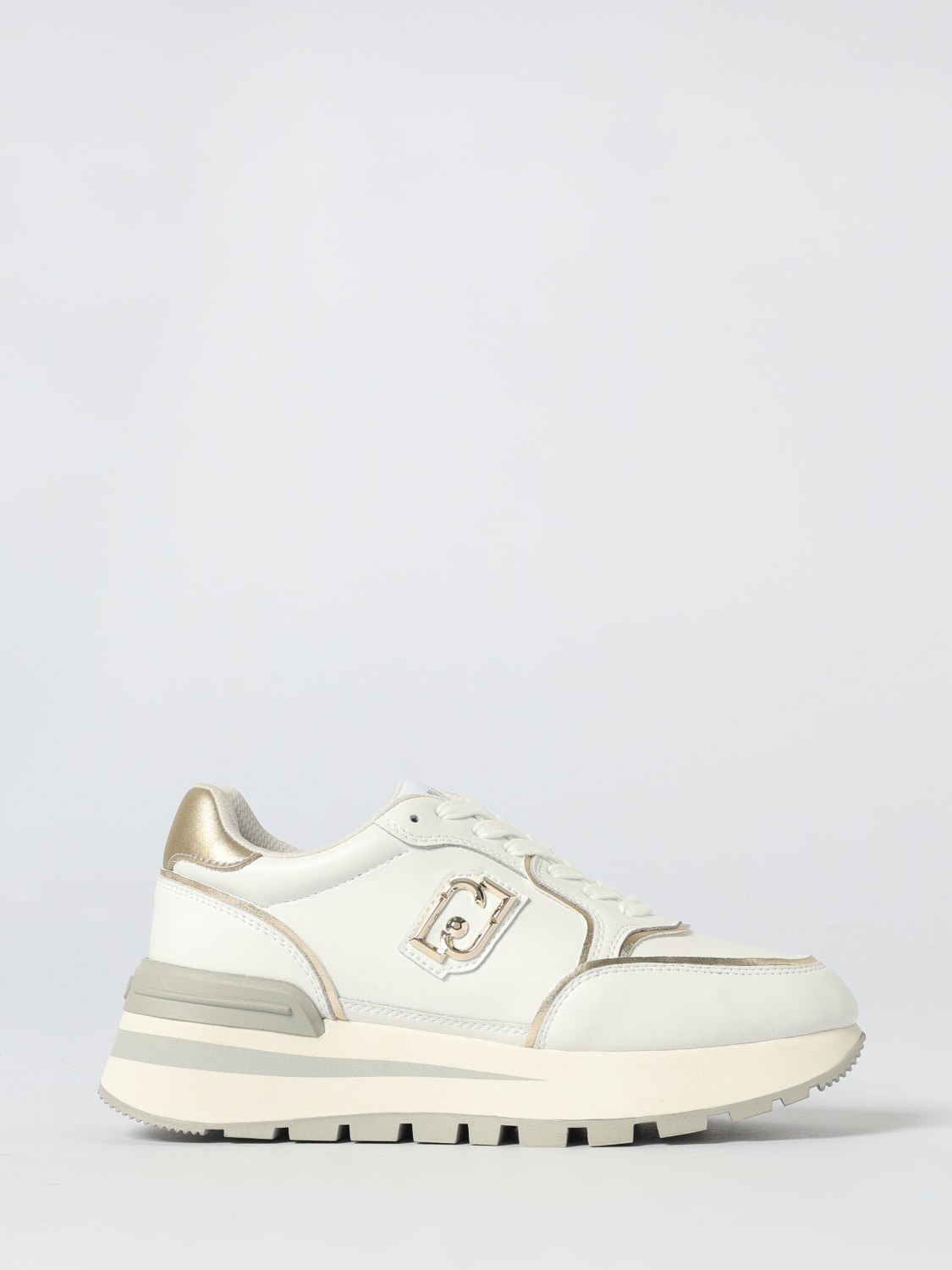 LIU JO SNEAKERS: Sneakers Liu Jo in pelle , Bianco - Img 1
