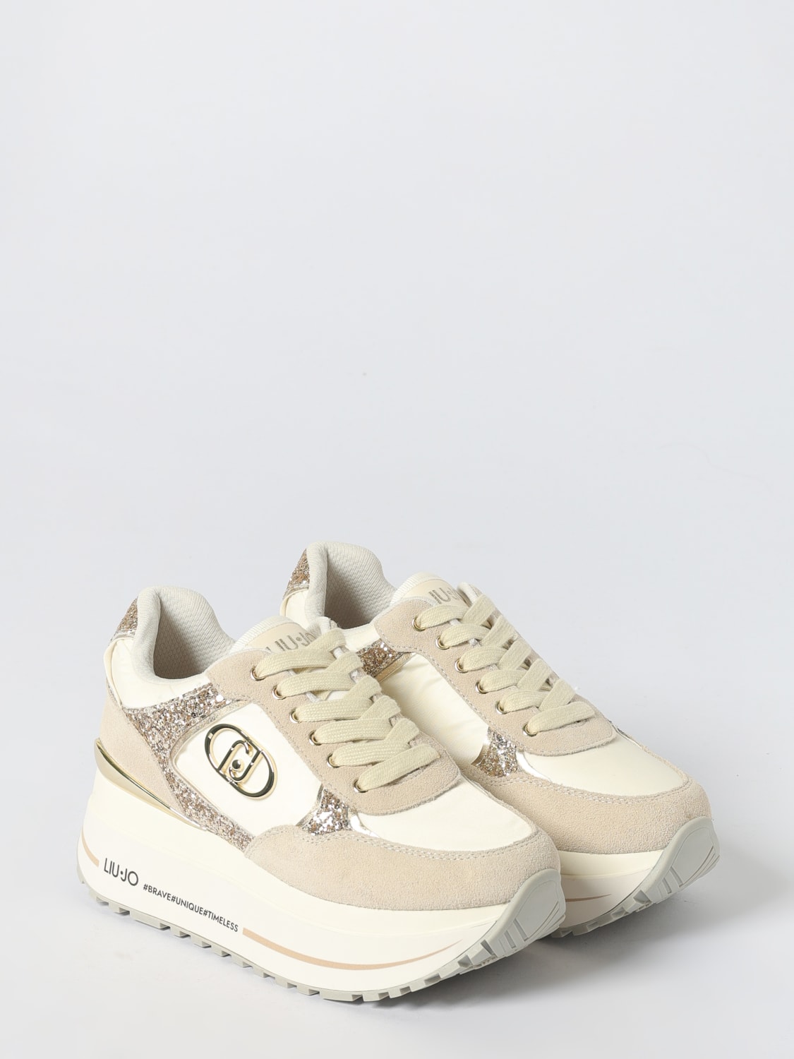 LIU JO SNEAKERS: Shoes woman Liu Jo, Milk - Img 2