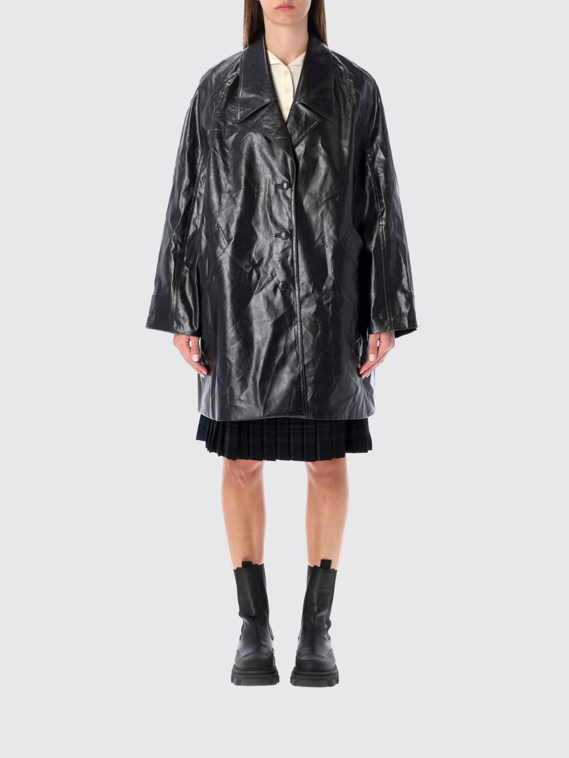 LOW CLASSIC JACKET: Coat woman Low Classic, Black - Img 1