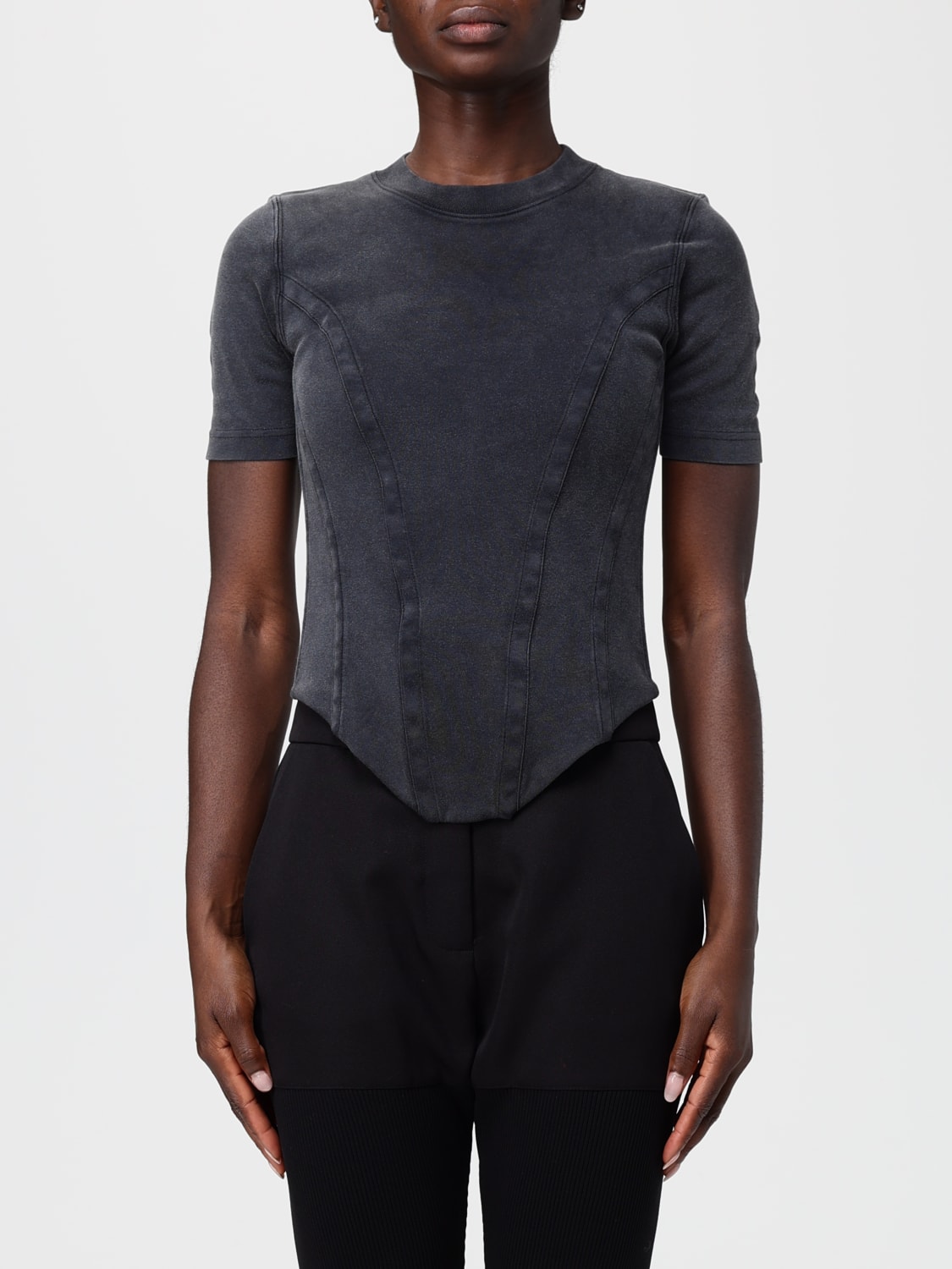 BALENCIAGA T-SHIRT: T-shirt woman Balenciaga, Black - Img 1