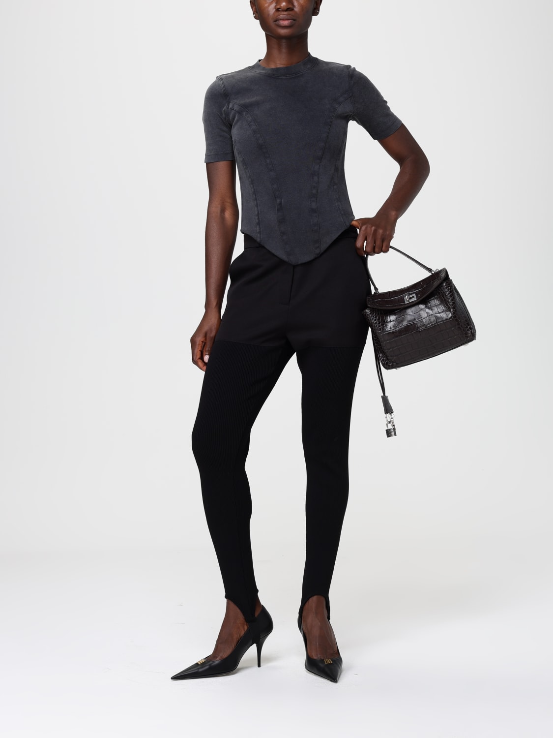 BALENCIAGA T-SHIRT: T-shirt woman Balenciaga, Black - Img 2