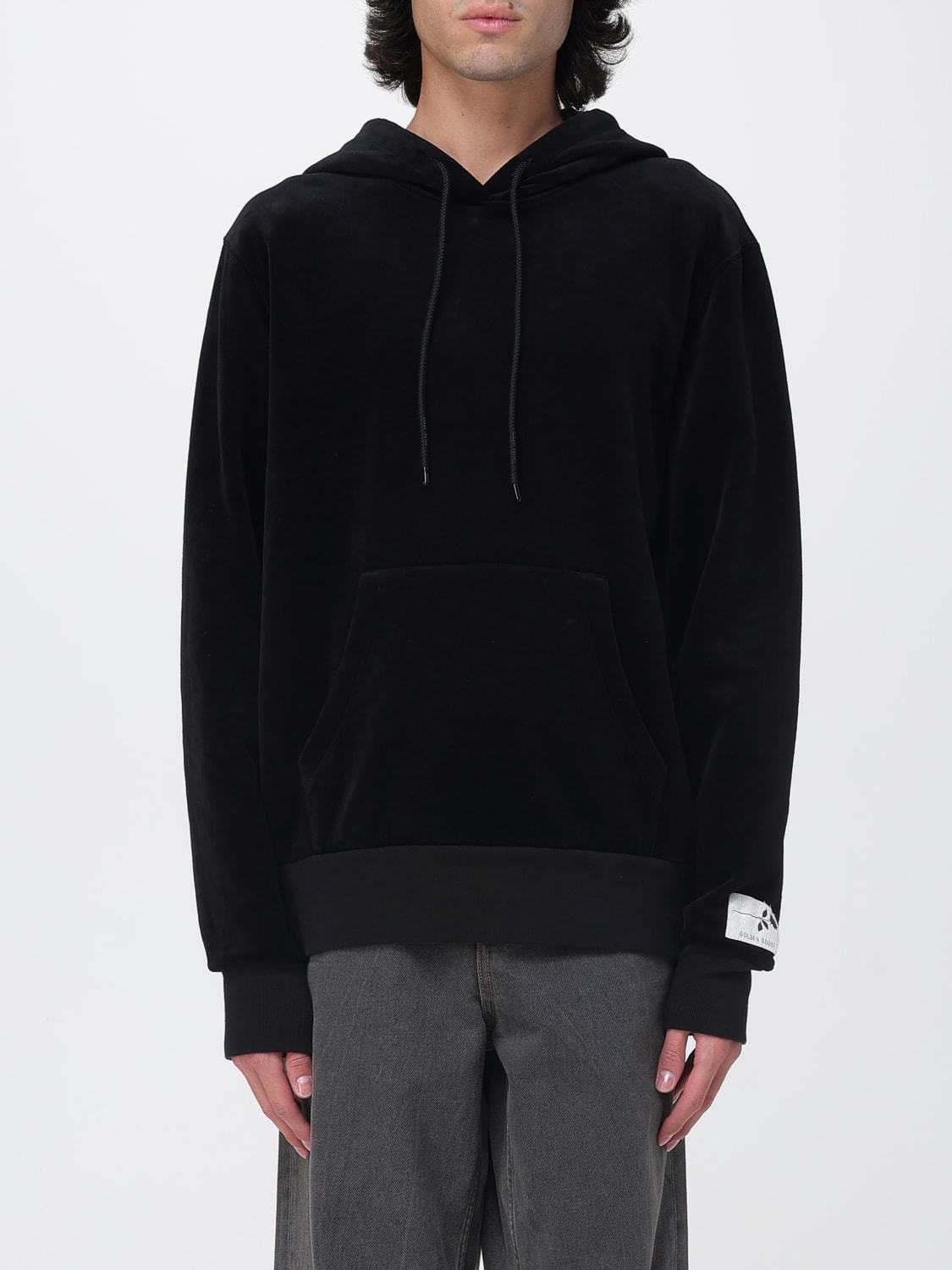 GOLDEN GOOSE FELPA: Felpa con cappuccio Golden Goose, Nero - Img 1