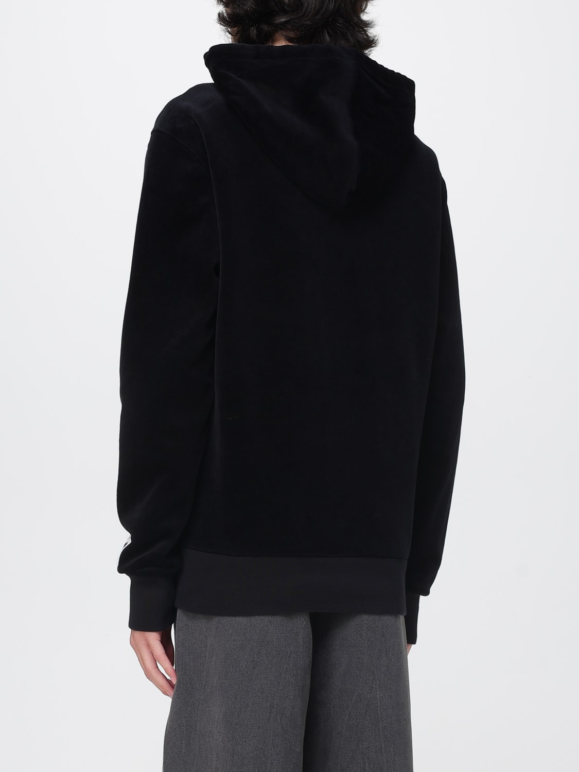 GOLDEN GOOSE FELPA: Felpa con cappuccio Golden Goose, Nero - Img 3