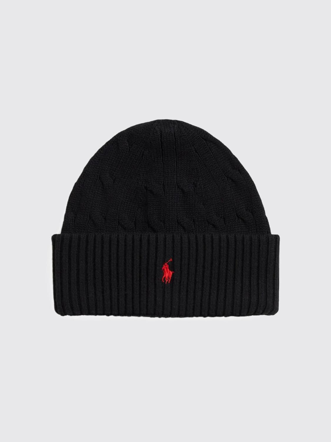 POLO RALPH LAUREN GORRO: Gorro niños Polo Ralph Lauren, Negro - Img 1