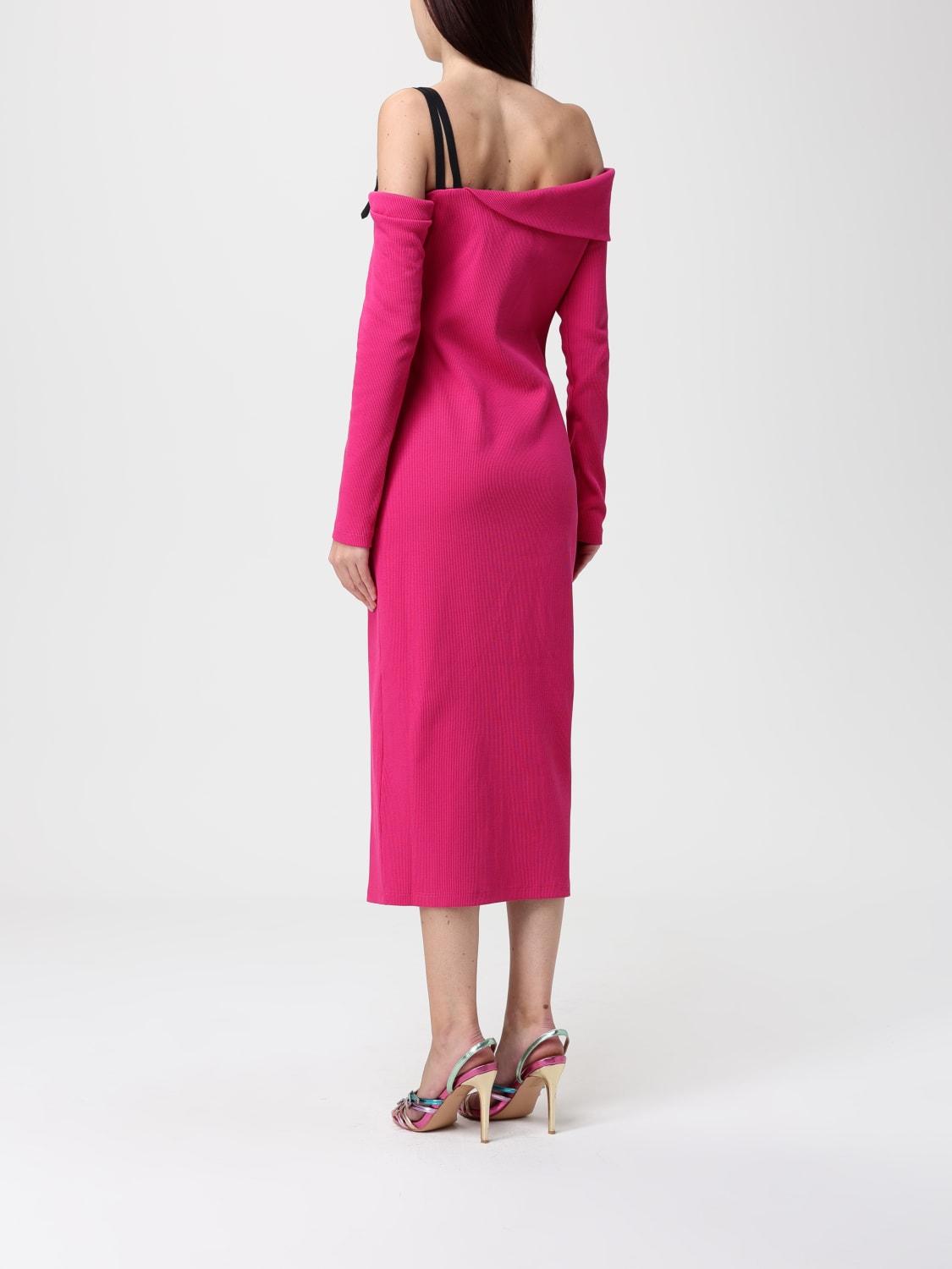 VERSACE JEANS COUTURE DRESS: Dress woman Versace Jeans Couture, Pink - Img 2