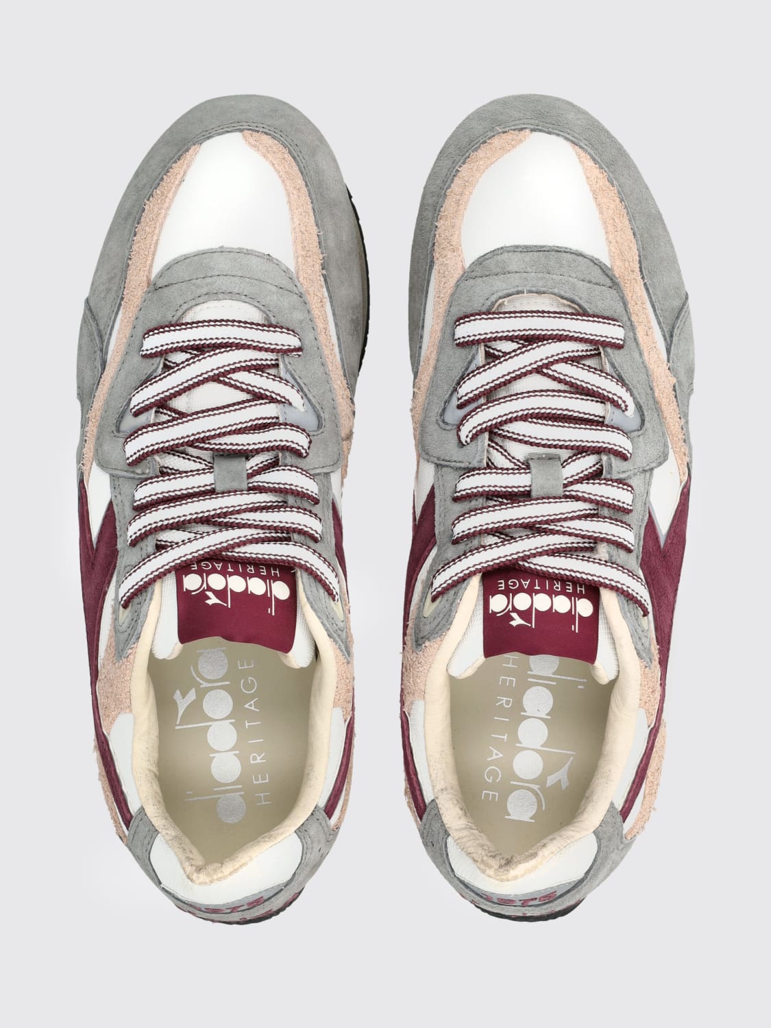 DIADORA HERITAGE 运动鞋: 运动鞋 男士 Diadora Heritage, 酒红 - Img 4