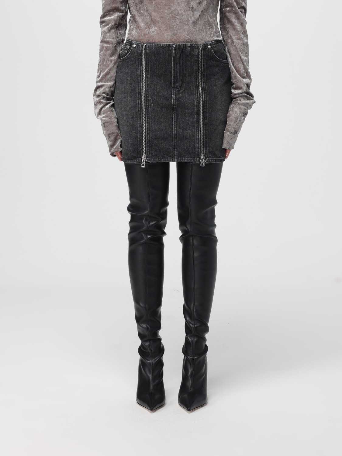 JEAN PAUL GAULTIER FALDA: Falda mujer Jean Paul Gaultier, Negro - Img 1