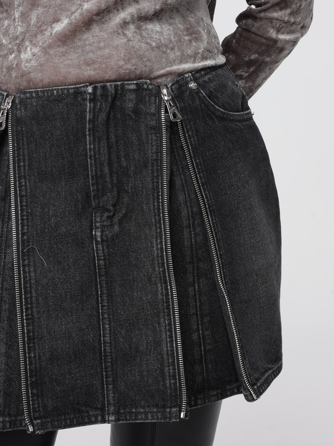 JEAN PAUL GAULTIER FALDA: Falda mujer Jean Paul Gaultier, Negro - Img 4