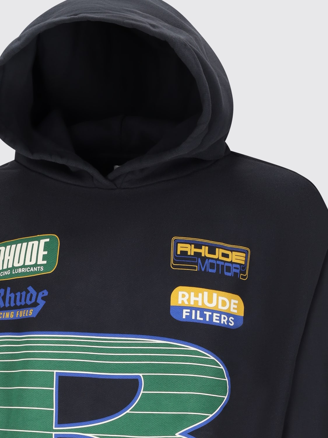 RHUDE SWEATSHIRT: Sweatshirt men Rhude, Black - Img 3