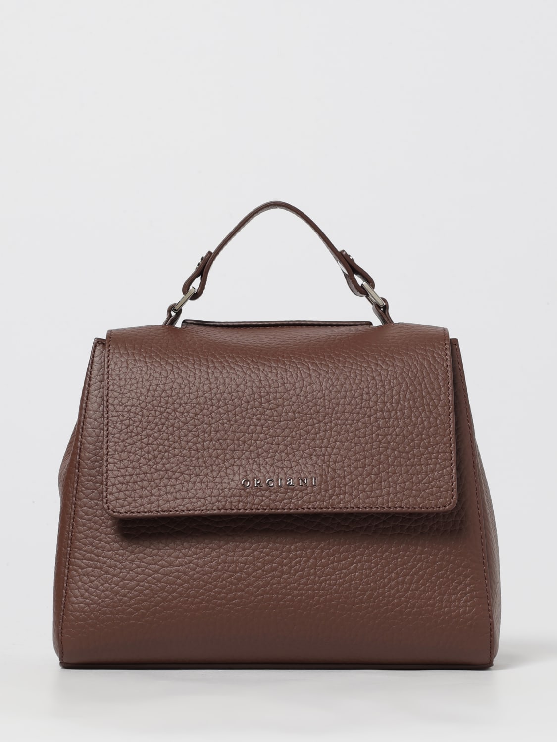 ORCIANI SAC À MAIN: Sac porté main femme Orciani, Marron - Img 1