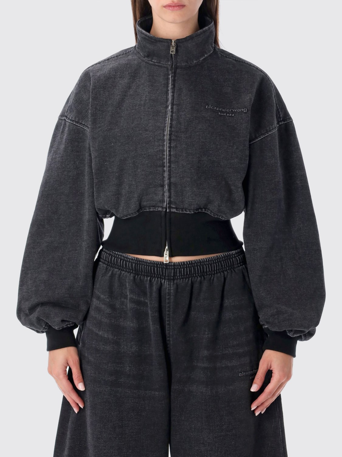 ALEXANDER WANG JACKET: Coat woman Alexander Wang, Black - Img 1
