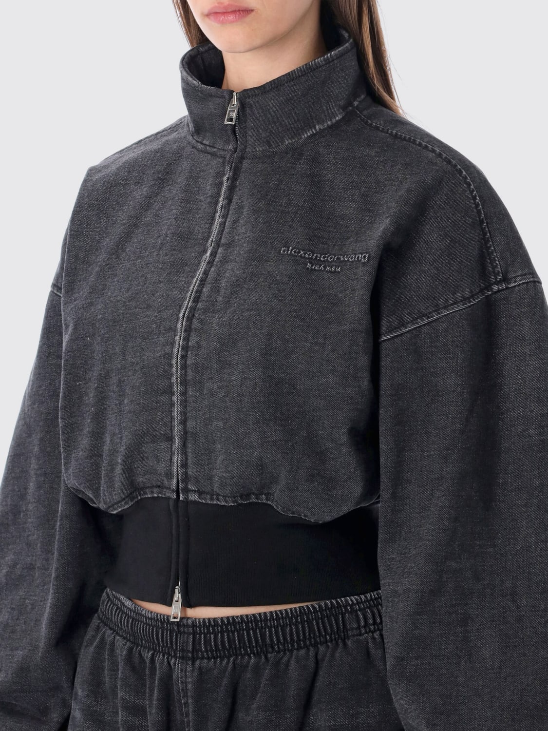 ALEXANDER WANG JACKET: Coat woman Alexander Wang, Black - Img 3
