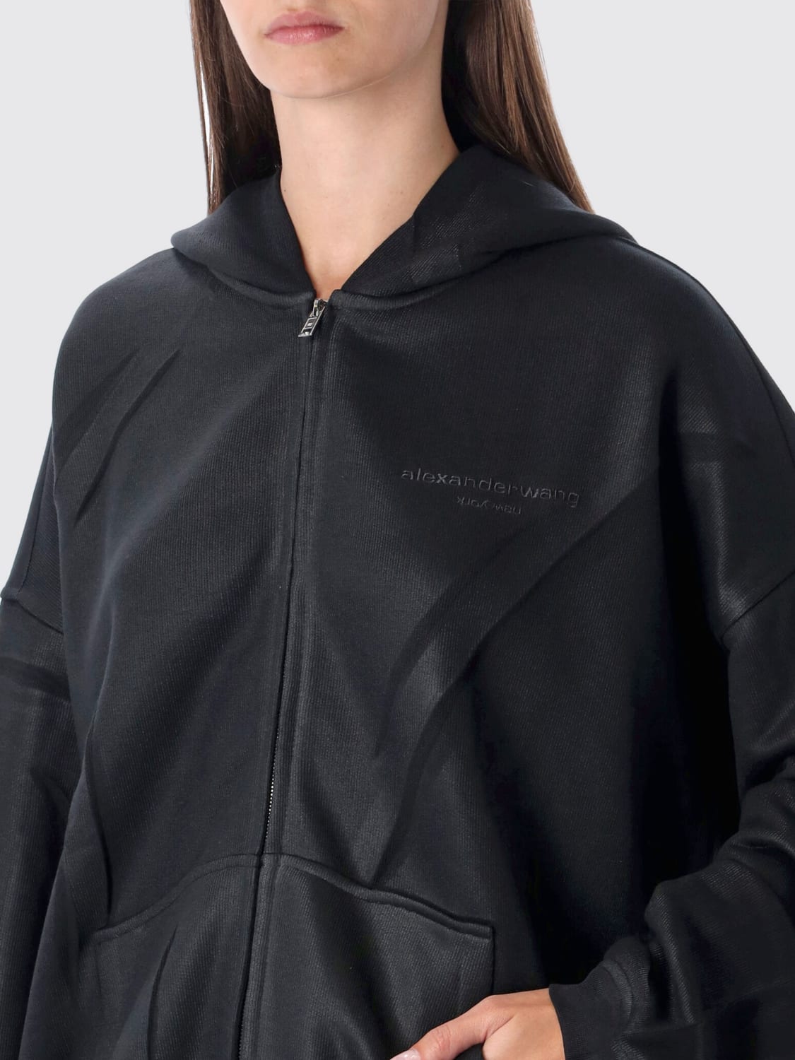 ALEXANDER WANG SWEAT-SHIRT: Sweatshirt homme Alexander Wang, Noir - Img 3