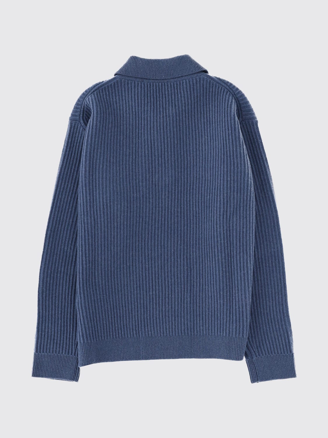 MAISON KITSUNÉ POLO SHIRT: Sweater men Maison KitsunÉ, Blue - Img 2