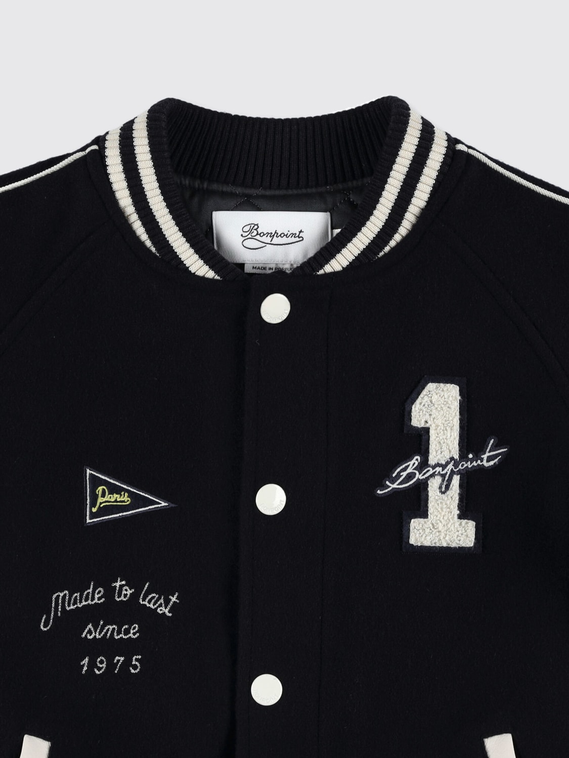 BONPOINT JACKET: Jacket kids Bonpoint, Blue - Img 3