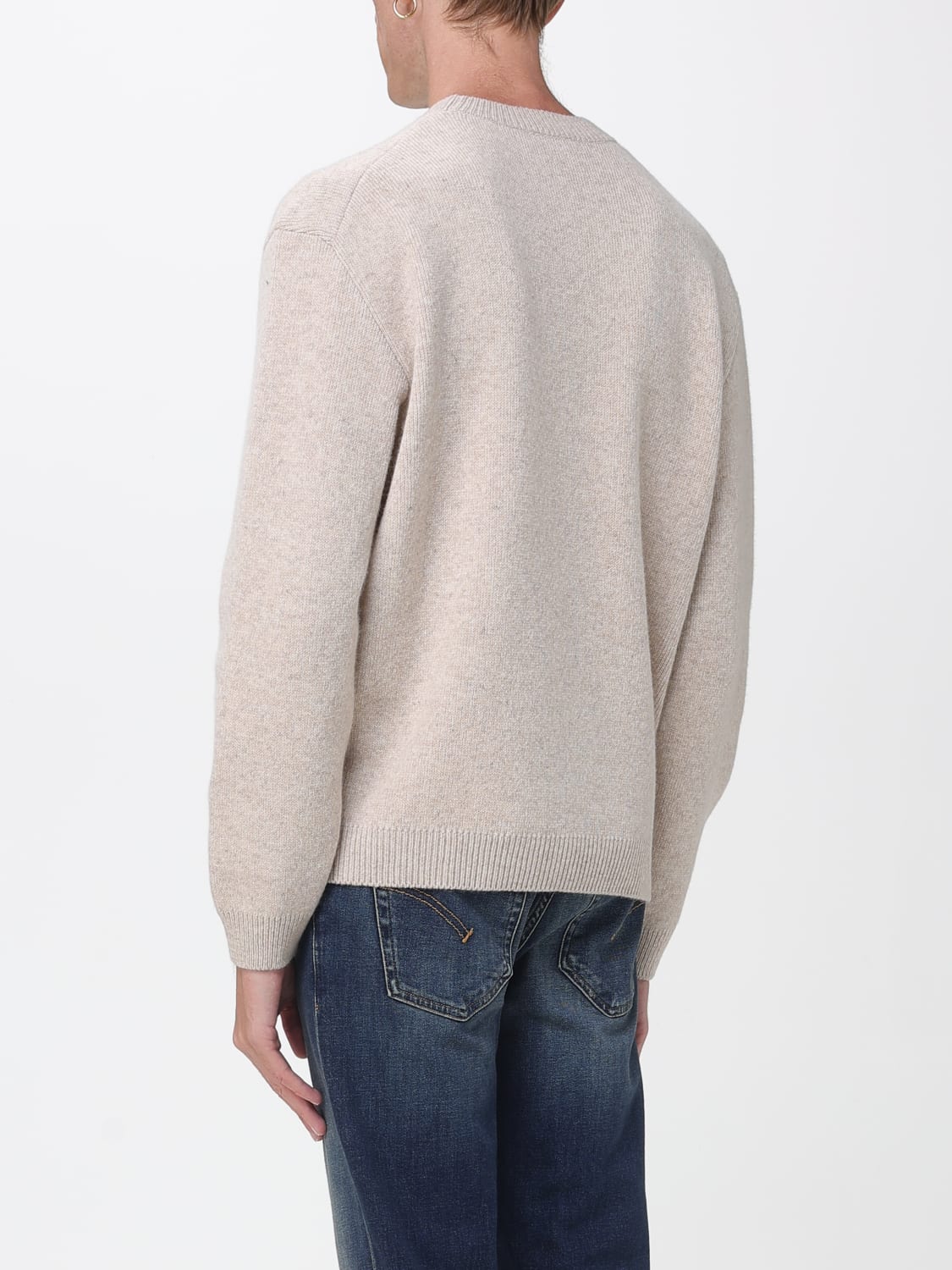 MAISON KITSUNÉ PULLOVER: Sweatshirt herren Maison KitsunÉ, Beige - Img 2