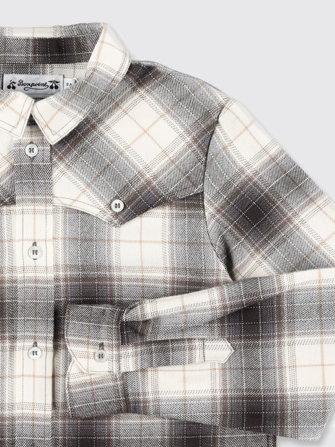 BONPOINT CHEMISE: T-shirt enfant Bonpoint, Gris - Img 3