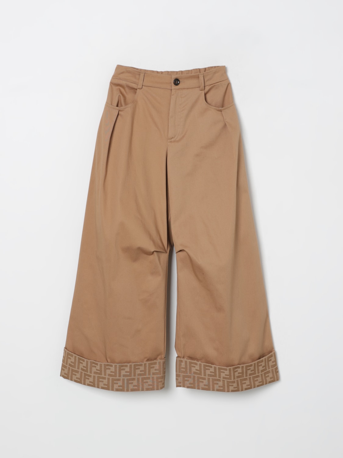 FENDI HOSE: Hose kinder Fendi, Camel - Img 1